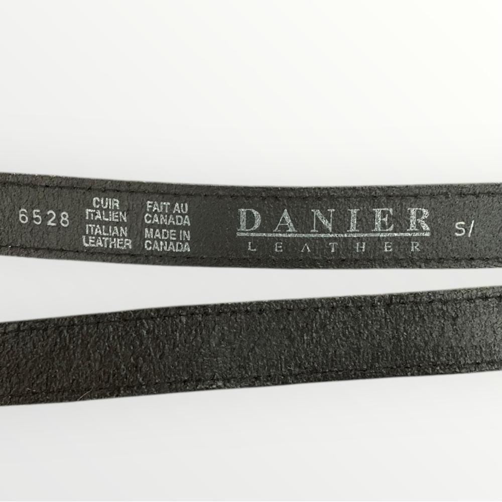 Danier Leather Black Double Belt Size S - Picture 5 of 5